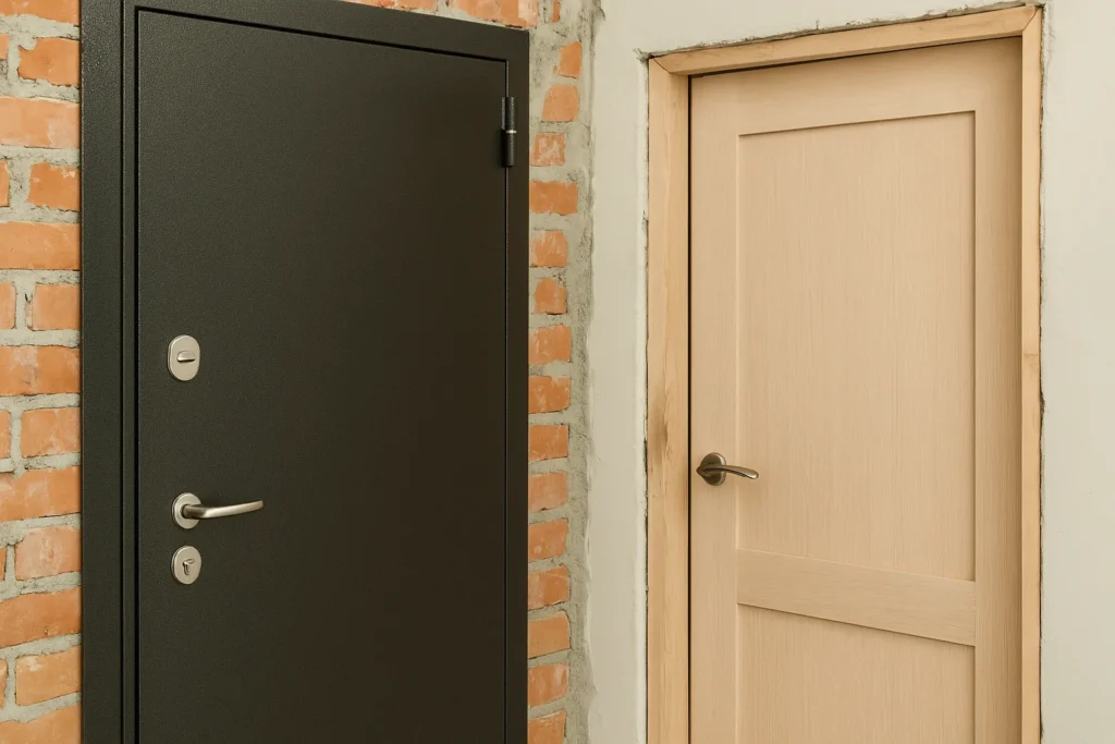 security door vs regular door