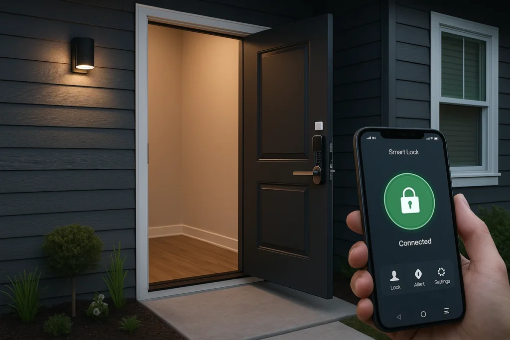 what are smart security doors?