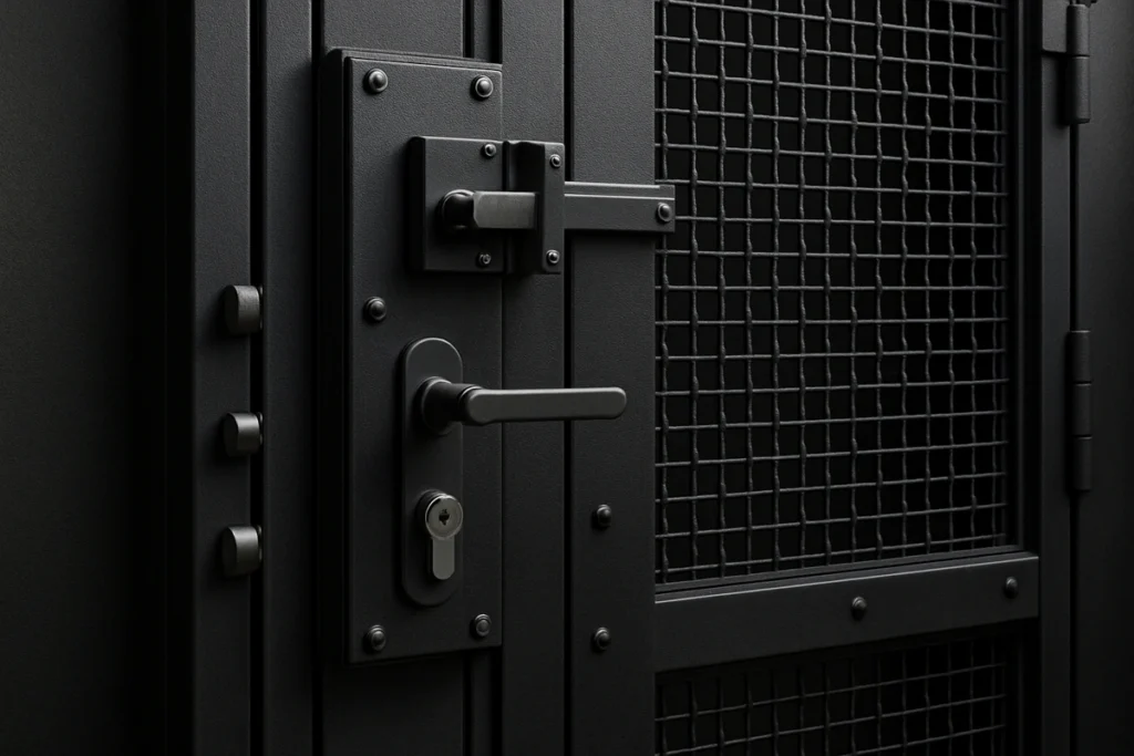 steel security door: maximum protection