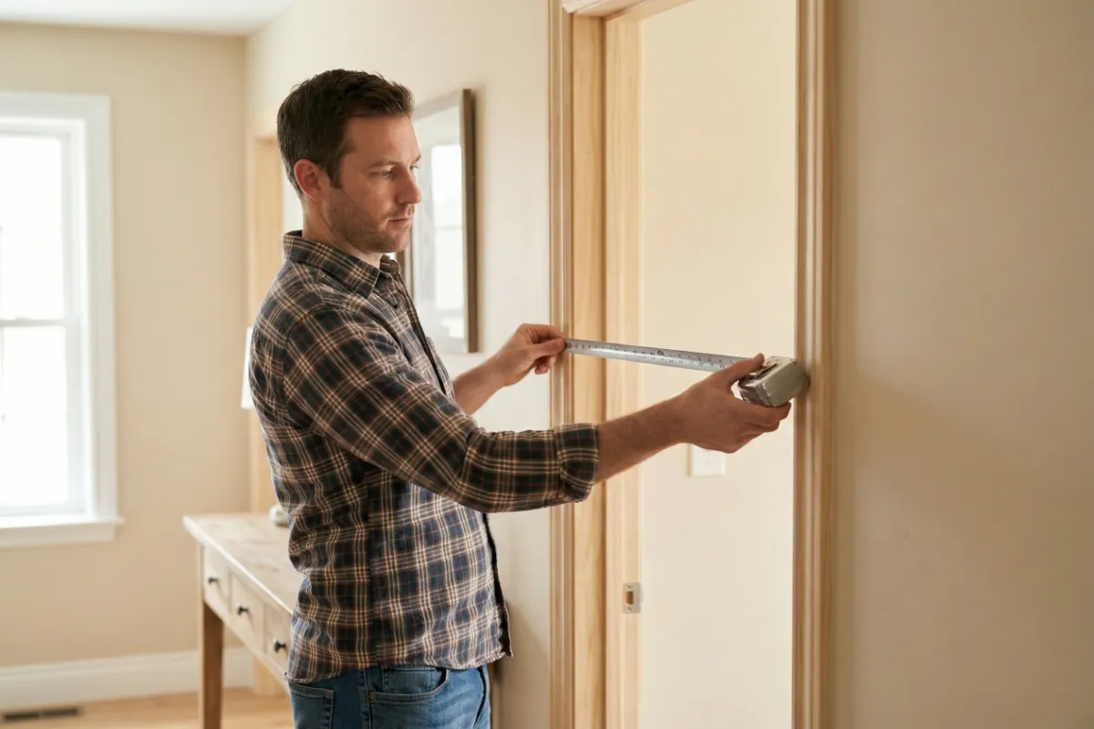 How to Measure a Door Frame Before Ordering a New Door